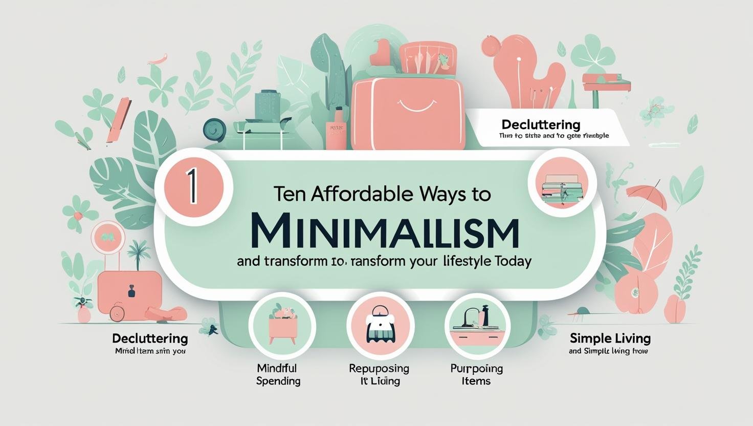 10 Affordable Ways to Embrace Minimalism and Transform Your Lifestyle Today
