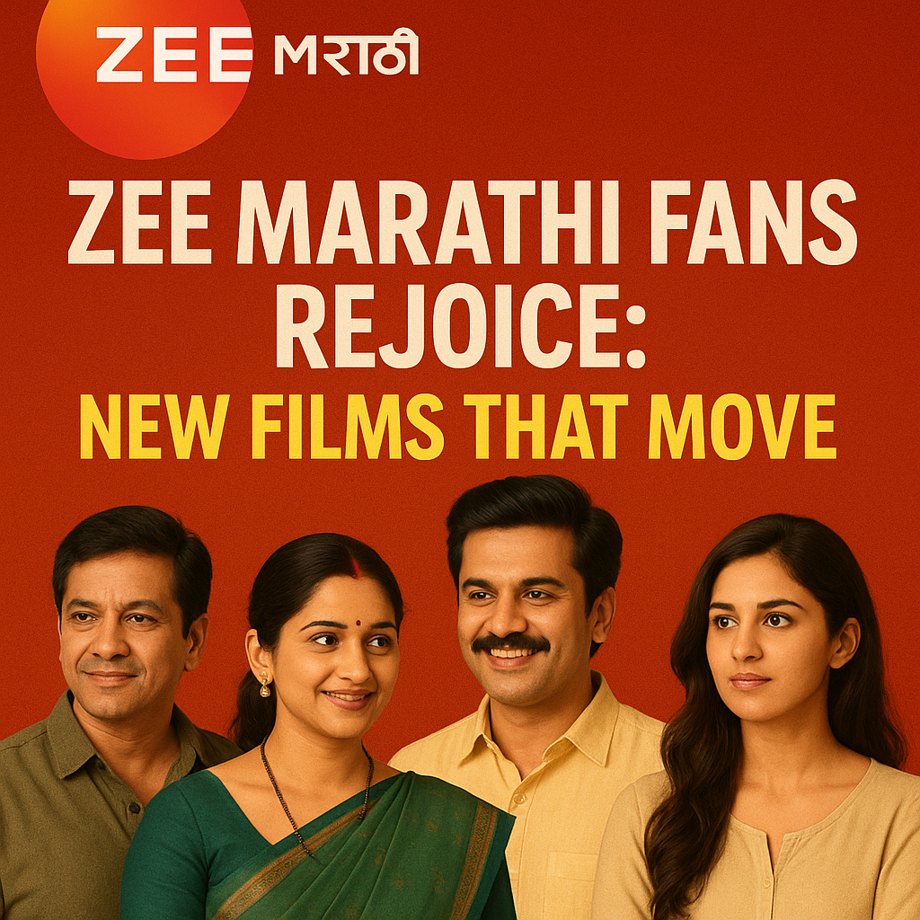 Zee Marathi Fans Rejoice: New Films That Move