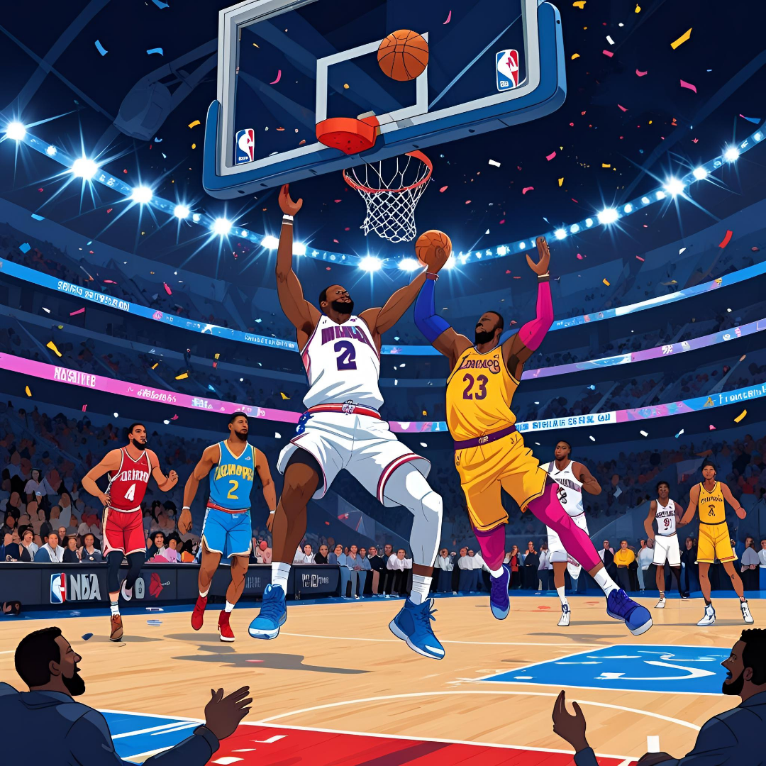 All-Star Inferno Ignites: Unstoppable Energy and Passion on the Court
