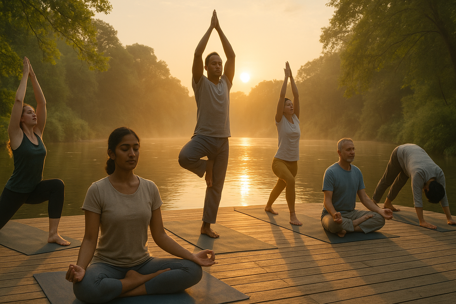 Yoga Poses to Awaken Your Energy at Yoga Sangam